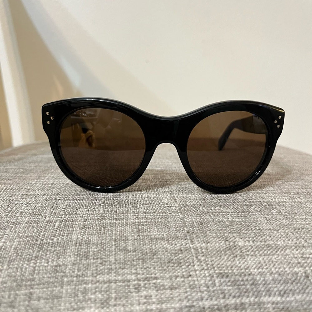 Celine Black Frames with Brown Lenses